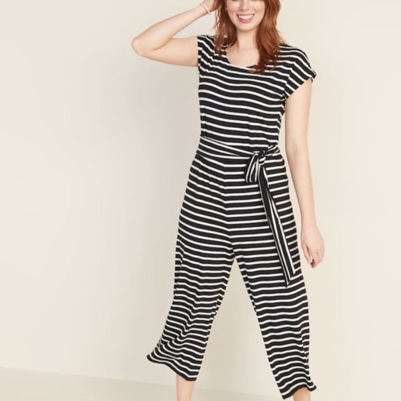 old navy striped jumpsuit